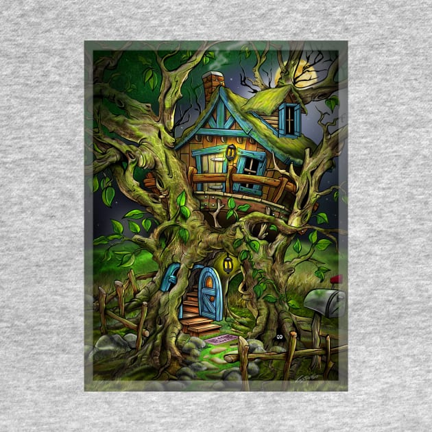 ENCHANTED TREEHOUSE by harstonart